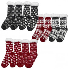 CALZINI INVERNALI SHERPA HOME ANTISCIVOLO ASS. (12pz)